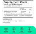 Pure Magnesium Glycinate (Bisglycinate) 240 Vegan Capsules 2 Month Supply High Strength 300mg Elemental Bioavailable Chelated Supplement for Sleep Muscle Cramps UK Made Love Life Supplements