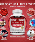 Toplux Blood Sugar Complex Supplement Supports Healthy Blood Sugar Levels Already Within Normal Range All Natural With Cinnamon Bitter Melon Chromium Mulberry Alpha Lipoic Acid Nongmo 60 Capsules