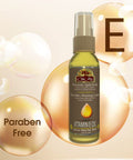 Vitamin E Spray Mist Oil For Hair Helps Prevents Split Ends Repairs Damage Caused By Heat And Chemical Treatment Paraben For All SkinHair Types and Textures Made in USA 2oz