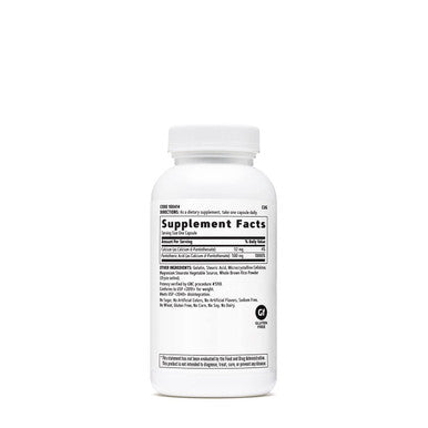 Gnc Pantothenic Acid 500Mg, 100 Capsules, Supports In Energy Metabolism