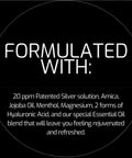 Silver Biotics Silver Biotics Recover Muscle Cream 20 Ppm Patented Silver Solution Arnica Jojoba Oil Camphor Vitamin E Silver Strong3.4Oz