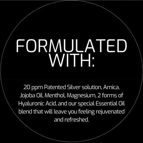 Silver Biotics Silver Biotics Recover Muscle Cream 20 Ppm Patented Silver Solution Arnica Jojoba Oil Camphor Vitamin E Silver Strong3.4Oz