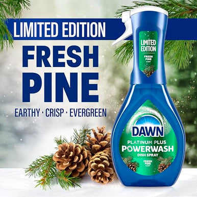 Dawn Powerwash Spray Dish Soap Dishwashing Liquid Cleaning Supplies Fresh Pine 1 Starter Kit 16 Fl Oz