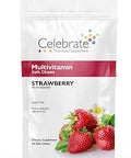 Celebrate Vitamins Bariatric Multivitamin Soft Chews Essential Vitamins and Minerals Sugar and Gluten Gastric Bypass and Sleeve Gastrectomy Supplement Strawberry (60ct)