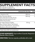 Larginine 500Mg And Saw Palmetto 500Mg Nitric Oxide And Prostate Health Supplements For Men 60 Count Endurance And Urinary Tract Function Support 1 Month Supply Vegan Nongmo Capsules