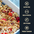 Stoked Oats - Mountain Maple High Protein, Low Sugar Breakfast - Gluten Free, High Fiber, Non GMO Oatmeal - Perfect for overnight oats (11.3oz)