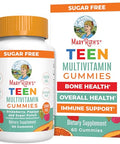 Maryruth'S Multivitamin Gummies For Teens Vitamin D3 A C E B6 B12 Zinc Iodine Biotin Immunity Tissue Vision & Skin Health Vegan Non-Gmo Sugar Free Gluten Free 60 Count