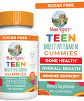 Maryruth'S Multivitamin Gummies For Teens Vitamin D3 A C E B6 B12 Zinc Iodine Biotin Immunity Tissue Vision & Skin Health Vegan Non-Gmo Sugar Free Gluten Free 60 Count