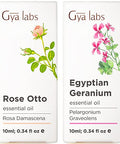 Gya Labs Frankincense Oil For For Body Comfort & Bergamot Essential Oil For Diffuser Set - Aromatherapy Grade Essential Oils Set - 2X0.34 Fl Oz - Gya Labs