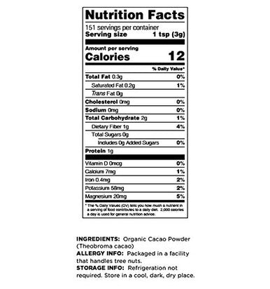 Terrasoul Superfoods Organic Cacao Powder 3 Lbs (3 Pack) - Raw | Keto | Vegan