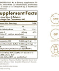 Solgar Extra Strength Glucosamine Chondroitin Msm W/Ester-C 180 Tablets - Promotes Healthy Joints Supports Comfortable Movement & Collagen Formation - Non-Gmo Gluten No Dairy No 60 Servings