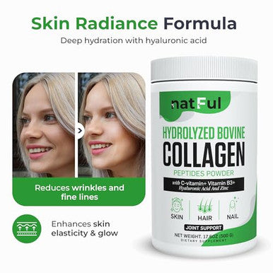 Natful Collagen Peptides Powder 45 Servings