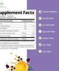 Afxmate Sambucus Elderberry Gummies Black Elderberry With Zinc And Vitamin C For Adults Sugar Free Kids Immune Support* Supplement Gummies (2 Pack)