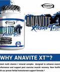Gaspari Nutrition Anavite Xt: Multivitamin And Mineral Complex For Men Enhanced Muscle Growth And Recovery Testosterone Support 90 Tablets