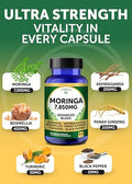 Lunakai Usa Made Moringa & Sea Moss Capsules Bundle 6-In-1 & 16-In-1 Advanced Blends 60 Non-Gmo Veggie Capsules Each