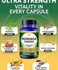 Lunakai Usa Made Moringa & Sea Moss Capsules Bundle 6-In-1 & 16-In-1 Advanced Blends 60 Non-Gmo Veggie Capsules Each