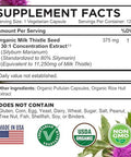 Farmhaven Usda Organic Milk Thistle Capsules
