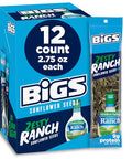 BIGS Sunflower Seeds, Hidden Valley Zesty Ranch Flavor, 2.75 oz. (12-pk)