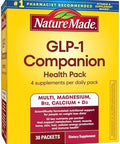 Nature Made Glp1 Companion Health Pack Multivitamin For Women And Men Magnesium Calcium Vitamin D and B12 Nutritional Support For Weight Loss Diets 30 Packets