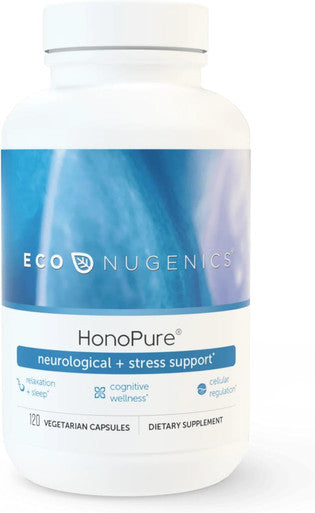 EcoNugenics HonoPure Magnolia Bark Extract 98 Pure Honokiol for Cellular Health Antioxidant Nootropic Cognitive Support Promotes Healthy Mood Restful Sleep 120 Capsules