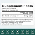 Natura Health Products 25 mg Zinc Supplement Supports Cellular Health and a Healthy Immune Response Highly Bioavailable FoodGrown Zinc (60 Capsules)