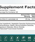 Natura Health Products Zinc Supplement - Supports Cellular Health And A Healthy Immune Response - Highly Bioavailable Food-Grown Zinc ( ) 25 Mg 60 Capsules