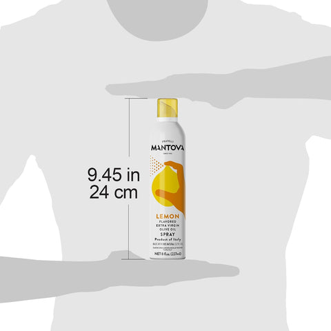 Mantova Spray 100% Extra Virgin Olive Oil Lemon 8 Ounce