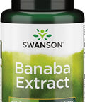 Swanson High Potency Banaba Extract - Herbal Supplement to Hep Maintain Healthy Blood Glucose Levels - Supporting Daily Health Maintenance - (90 Capsules 60mg Each)