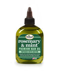 Difeel Rosemary and Mint Premium Hair Oil with Biotin 7.1 oz. (PACK OF 2) - Made with Natural Mint & Rosemary Oil for Hair Growth