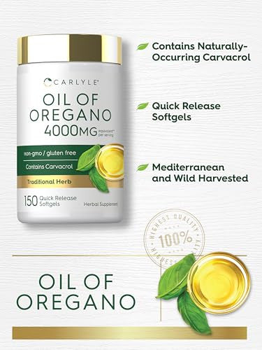 Carlyle Oregano Oil Supplement 150 Softgel