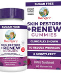Maryruth'S Skin Restore Renew Gummies With Hyaluronic Acid Skin Hydration Clinically Shown In Women To Reduce Fine Wrinkles & Improve Skin Firmness Vegan Collagen Production 60 Gummies