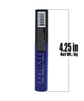 Italia Deluxe Makeup 1 Classic Liquid Eyeliner 205 Matte Royal Blue Eye Liner Vitamin E ZipBag