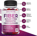 Atlantis Nutrition Sugar Prebiotic Fiber Gummies For Adults 2-Pack (120 Gummies) + Magnesium Gummies - 770 Mg Magnesium Citrate 60 Gummies