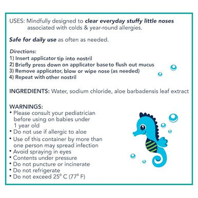 Vicks Sinex Baby Saline Nasal Spray Drug Free Gentle Nasal Mist Instantly Clears Everyday Stuffy Little Noses Soothes & Hydrates Safe For Daily Use Gentle For All Ages 5 Oz X 2