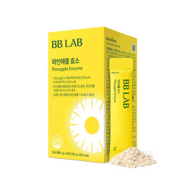 BB LAB Pineapple Enzyme Supplement Natural Digestive Enzymes with -Amylase Protease Bromelain Korea Formula Supports Carb & Protein Breakdown