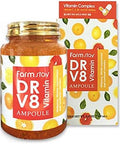 Farmstay All In One Drv8 Vitamin Ampoule Multi Vitamin Ampoule Vitamin C E B5 B3 + Ce Must Have Korean Skin Care Ampoule For Antiaging And Brightening