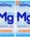 Slowmag Magnesium Chloride And Calcium 60 Tablets Each (Value Pack Of 4)