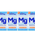 Slow-Mag Slow Mag Magnesium Chloride And Calcium 60 Tablets Each (Value Pack Of 4)