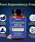 Hojasana L-Theanine 200Mg With Saffron Gaba Magnesium Glycinate & Vitamin B6 Advanced Complex Formula For Mood Relaxation & Stress Relief & Sleep Support 60 Vegan Capsules Non Gmo Gluten-Free