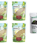 Food to Live Organic Super Seeds in a Gift Box - Hemp Seeds, White Quinoa, Amaranth, Brown Basmati Rice, and Chia Seeds