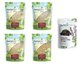 Food to Live Organic Super Seeds in a Gift Box - Hemp Seeds, White Quinoa, Amaranth, Brown Basmati Rice, and Chia Seeds