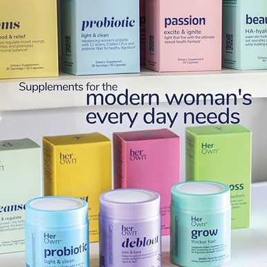 her own Cleanse Gentle Detox Supports Healthy Gut Ocean Algae Cleanse Prebiotic Probiotic Blend Cleansing Herbal Blend Gluten and Soy Free Vega Multicolor
