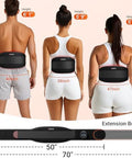 Comfytemp Cordless Red Light Therapy Massage Belt With Vibration For Back Wearable Fsa Eligible Hsa Near Infrared Lower Back Massager Portable Birthday Mothers Day s For Women Mom 660Nm & 850Nm
