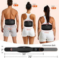 Comfytemp Cordless Red Light Therapy Massage Belt With Vibration For Back Wearable Fsa Eligible Hsa Near Infrared Lower Back Massager Portable Birthday Mothers Day s For Women Mom 660Nm & 850Nm