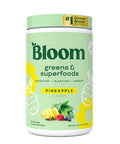 Bloom Nutrition Superfood Greens Powder Digestive Enzymes with Probiotics and Prebiotics Gut Health Bloating Relief for Women Chlorella Green Juice Mix with Beet Root Powder 25 SVG Pineapple