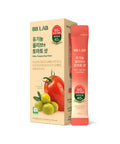 BB LAB Organic Olive Tomato Shot 100% Spanish Organic Extra Virgin Olive Oil & Tomato Blend Travel Easy on-the-go Liquid Stick 20g x 10 Sticks
