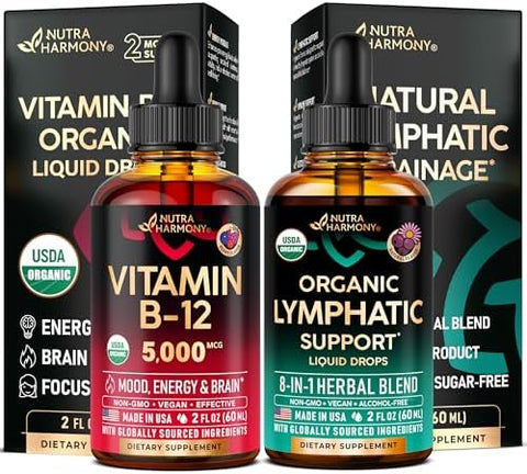 Nutraharmony Energy Focus Mood Brain Health and Immune Support Cleanse and Detox