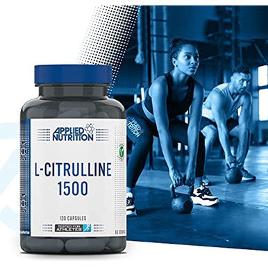 Applied Nutrition L-Citrulline 1500 1500mg L Citrulline Per Serving Muscle Recovery Supplement Increases Levels of L-Arginine and Nitric Oxide for Muscle Pump - 120 Capsules