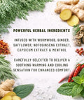 Tolevita Knee Patches 40 Patches Per Pack With Wormwood Ginger Safflower Notoginseng Capsicum And Menthol Warm And Cool Comfort And Everyday Wellness