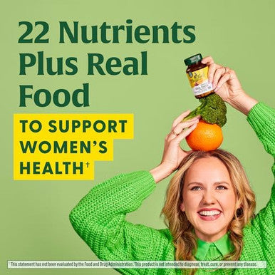 Megafood Womens Multivitamin One Daily - Multivitamin For Women - Vitamin C, Vitamin D, Iron & B Vitamins - Bone, Energy Metabolism & Immune Support - Vegetarian, Gluten- 90 Tablets, 90 Servings